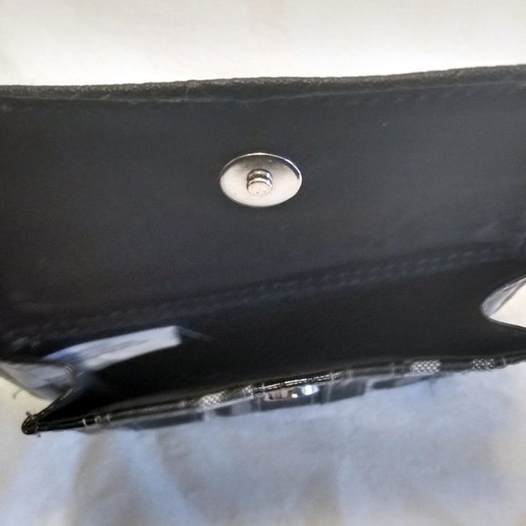 Vintage Jaclyn Smith Coin/Card Black Wallet - Picture 9 of 10